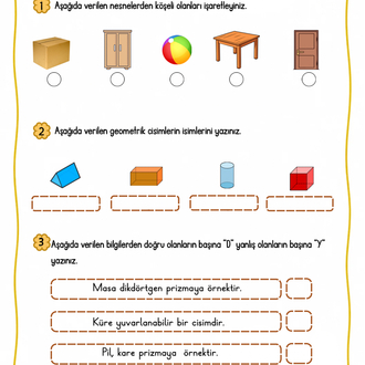 2. Sınıf Matematik Yaz Tatili Tekrar Çalışmaları