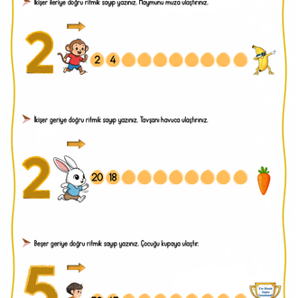 1.Sınıf Yaz Tatili Çalışma Etkinlikleri