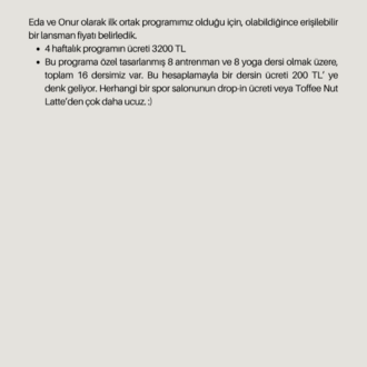 Aralık 2025 - Online Beden & Zihin Programı