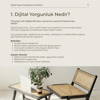 Dijital Hayatı Sadeleştirme Rehberi E Kitap – 61 Sayfalık + 13 İnteraktif Tablo
