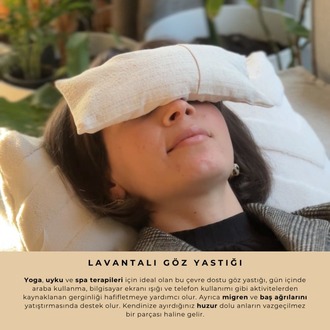 Lavantalı Göz Yastığı