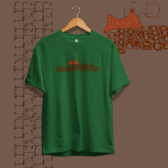 Çatalhöyük Haritası Unisex Oversize Tişört