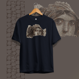 Zeugma Çingene Kızı Mozaiği Oversize Unisex Tişört