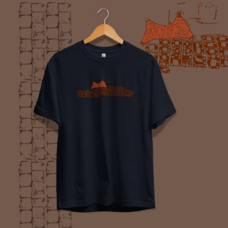 Çatalhöyük Haritası Unisex Oversize Tişört