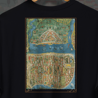 Sagalassos Çeşmesi Figürlü Unisex Oversize Tişört
