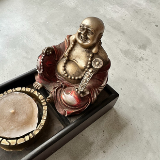Budhha 3lü tealight mumluk