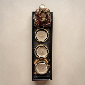 Budhha 3lü tealight mumluk