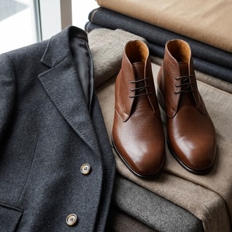 El Yapımı Hakiki Dana Derisi Chukka Bot
