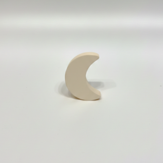 Doğal Ahşap Ay Kulp Dolap Çekmece Kulbu (Kayın & Lake) 4x6 cm