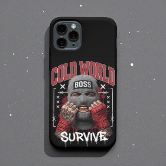 iPhone Uyumlu Cold World Tasarımlı Kılıf