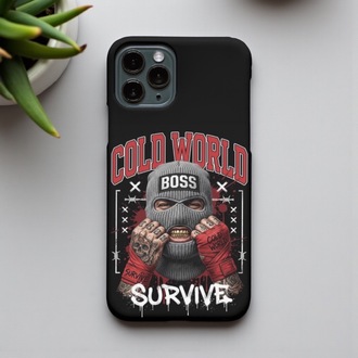 iPhone Uyumlu Cold World Tasarımlı Kılıf