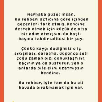 Kaygım:1 Ben:0