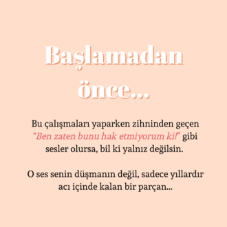 Kendine Sevgiyle Yaklaş- Mini Egzersiz Rehberi