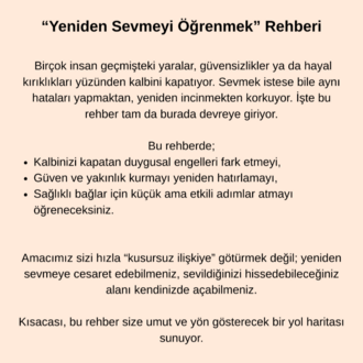 Yeniden Sevmeyi Öğrenmek