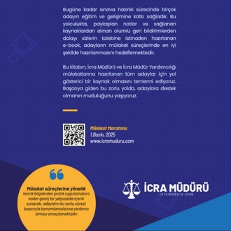 İcra Müdür ve İcra Müdür Yardımcılığı  " Mülakat Maratonu" SATIŞTA !