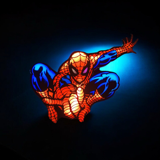 Spiderman Led Lamba