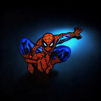 Spiderman Led Lamba
