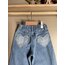 ARKA DETAY KALP DESENLİ KOT PANTALON 