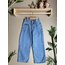 ARKA DETAY KALP DESENLİ KOT PANTALON 