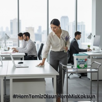 ClearLab - Yüzeyler için Islak Temizlik Mendili / Havlusu – 250’li Kova Ambalaj