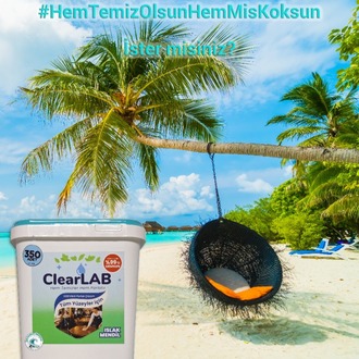 ClearLab – Yüzeyler için Islak Temizlik Mendili / Havlusu – 250’li Kova / Okyanus