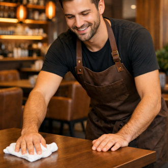 Yüzeyler için Islak Temizlik Mendili / Havlusu – 350’li Kova Ambalaj / Mandalina Kokulu