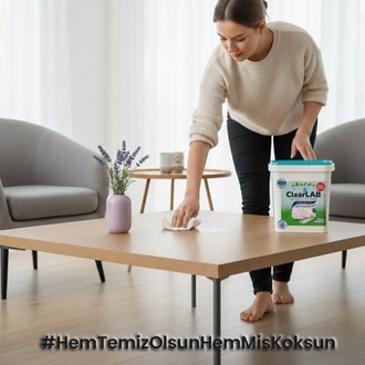 Yüzeyler için Islak Temizlik Mendili / Havlusu – 350’li Kova Ambalaj / Lavanta Kokulu