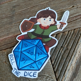 Roll The Dice (kadın) tekli sticker 