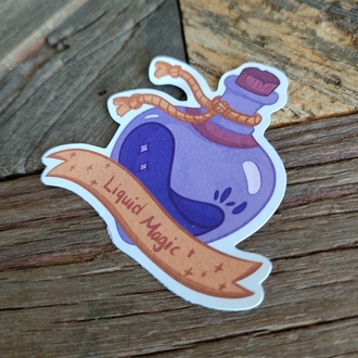 Liquid Magic tekli sticker 
