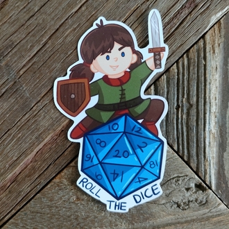 Roll The Dice (kadın) tekli sticker 