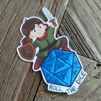 Roll The Dice (kadın) tekli sticker 