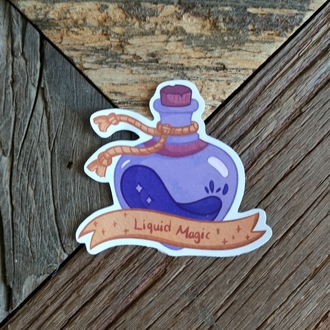 Liquid Magic tekli sticker 