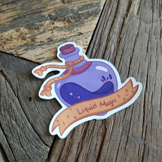 Liquid Magic tekli sticker 