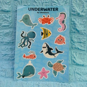 Underwater Sticker Sayfası