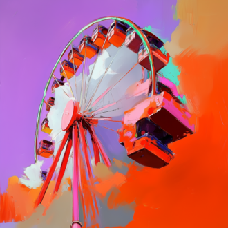 "Ferris Wheel" 30x35 cm