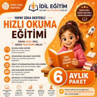 Online Hızlı Okuma Paketi (6 Aylık Paket)