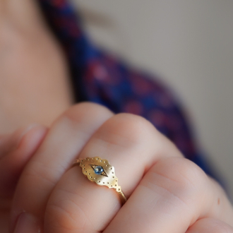 Göz Yüzük – Safir