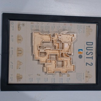 Dust 2 Harita Çerçeveli