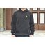 Sweatshirt Kapüşonlu Siyah İEL Arma Nakışlı