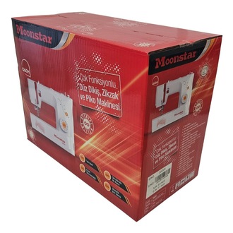 MOONSTAR Ev Tipi 32 Desenli Düz Dikiş , Zikzak ve Piko Makinesi / Q60H