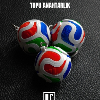 2026 DÜNYA KUPASI TRİONDA FUTBOL TOPU ANAHTARLIK