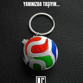 2026 DÜNYA KUPASI TRİONDA FUTBOL TOPU ANAHTARLIK