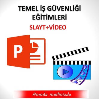 İŞ GÜVENLİĞİ TEMEL EĞİTİMİ SLAYT+VİDEO PAKETİ