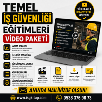 İŞ GÜVENLİĞİ TEMEL EĞİTİMLERİ VİDEO PAKETİ