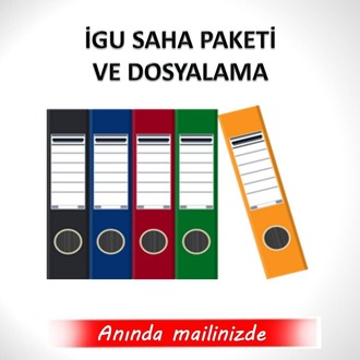 İGU SAHA PAKETİ VE DOSYALAMA