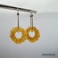 Loop Cam Küpe No: 2 / Amber