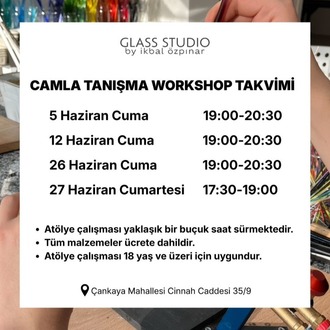 CAMLA TANIŞMA ATÖLYESİ