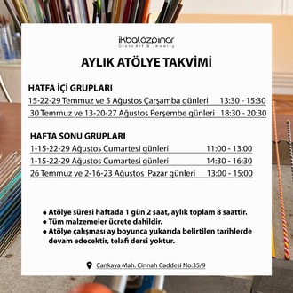 AYLIK ALEVDE CAM BONCUK YAPIMI ATÖLYESİ