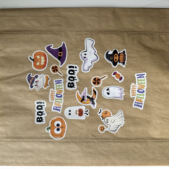 Halloween - Cadılar Bayramı Karışık Sticker 