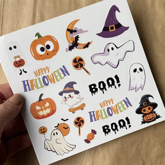Halloween - Cadılar Bayramı Karışık Sticker 